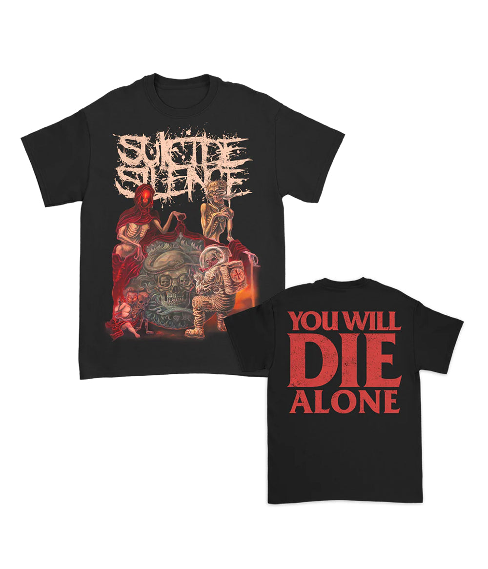 スーサイドサイレンス　Tシャツ Suicide Silence You Will Die Alone T-Shirt (Black)