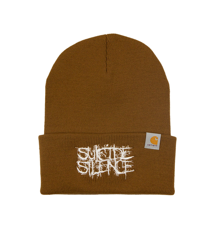 Suicide Silence Carhartt Logo Beanie (Brown)