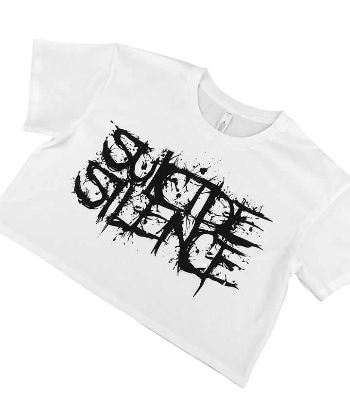 Suicide Silence SUSI Logo Womens Crop Top Shirt