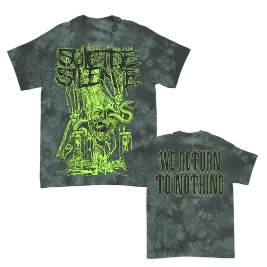 We Return To Nothing T-Shirt (Forest Crystal Dye)