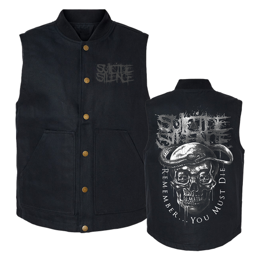 RYMD Snake Skull Work Vest (Black)